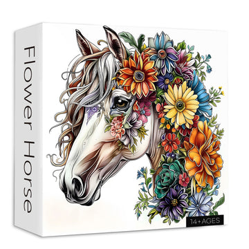 Puzzle a cavallo di fiori 1000 pezzi